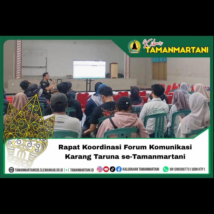 Rapat Koordinasi Forum Komunikasi Karang Taruna
